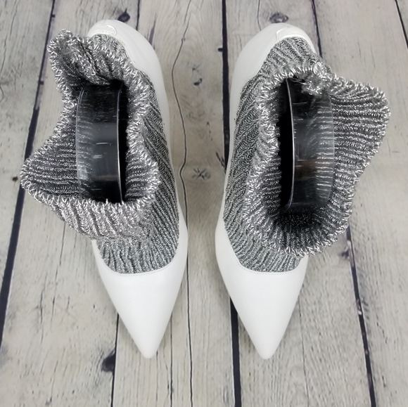 JEFFREY CAMPBELL | Hi-Sox ankle heels pumps - Picture 3 of 11